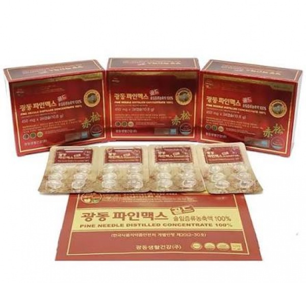 Kwangdong Tinh Dầu Thông Đỏ Hộp 120 Viên (Thùng 10 Hộp) Chính Hãng Hàn Quốc